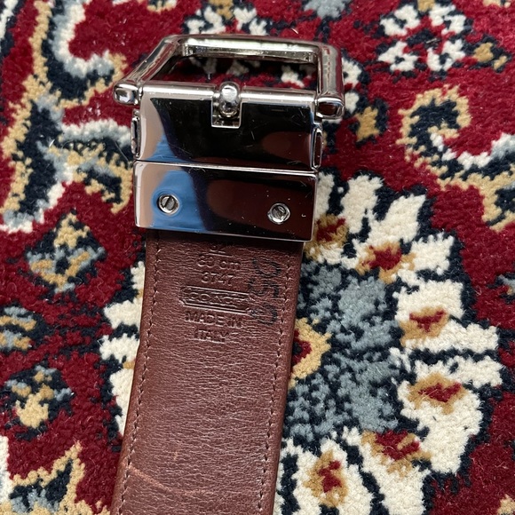 Coach men signature reversible belt - Picture 3 of 4